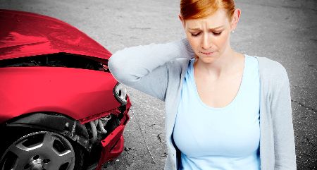 Woman in need of auto injury treatment in Wilmington